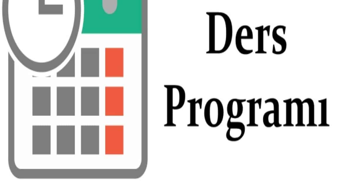 2024-2025 EĞİTİM ÖĞRETİM YILI İKİNCİ DÖNEM DERS PROGRAMI